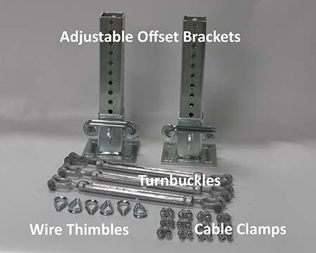 Cisco-Eagle Catalog - Offset Mounting Kit for Pallet Rack Netting - Adder