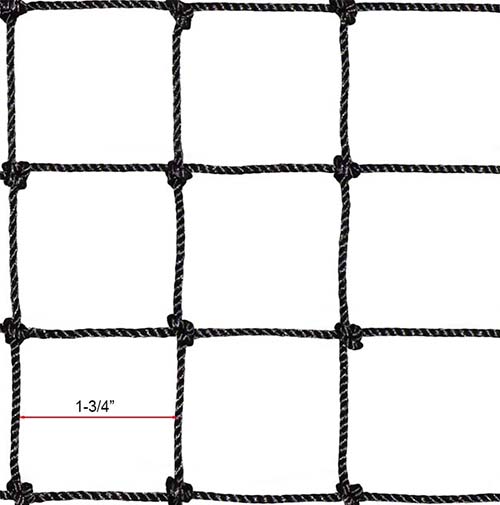 CiscoEagle Catalog Pallet Rack Safety Net 12'3"W x 12'H, 1,250 lbs