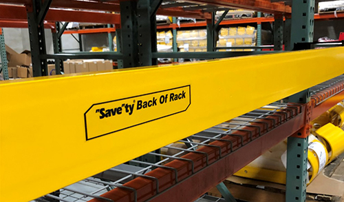 Cisco-Eagle Catalog - Back of Rack Pallet Stop, 8'W x 4