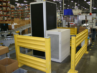 Equipment protection in a warehouse environment