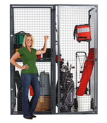 Cisco-Eagle Catalog - Wire Mesh Tenant Locker - 3'W x 3'D x 7'6