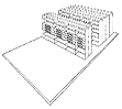 shelving and modular drawer mobile combination