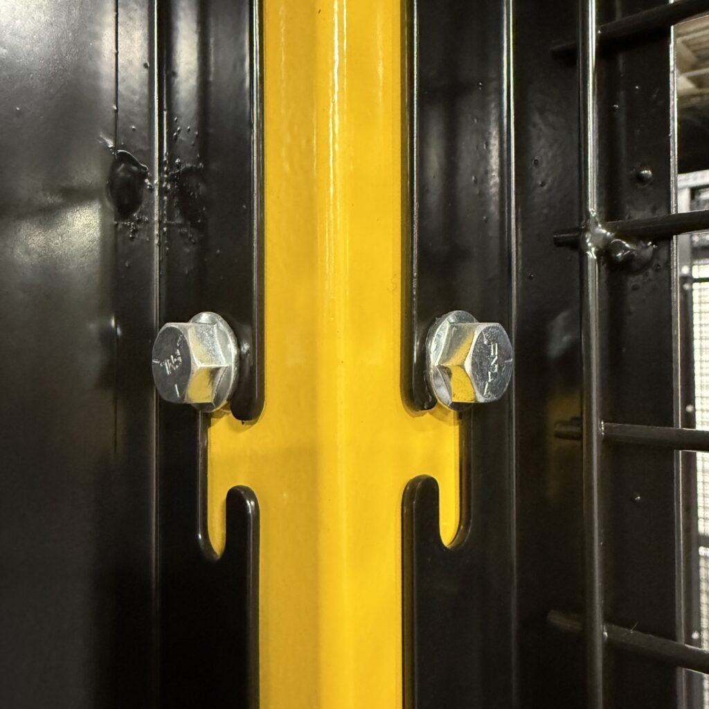 T-slot mounting for machine guarding panels