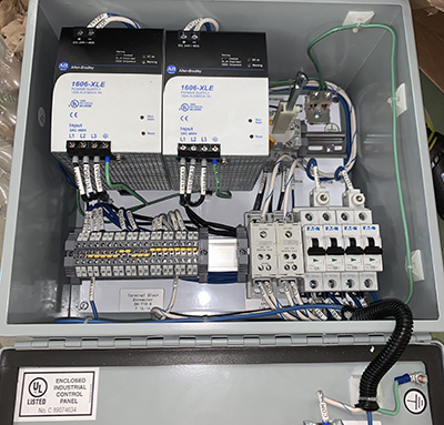MDR conveyor power junction control box