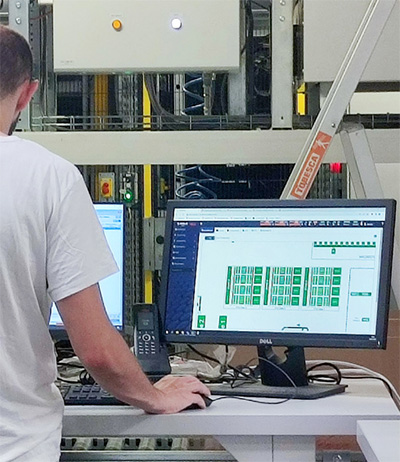 Warehouse operations utilizing ODATiO warehouse management system.