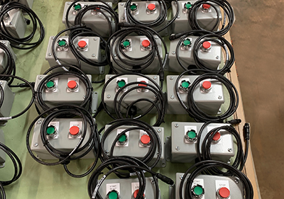 Shipment of customized pushbutton controls