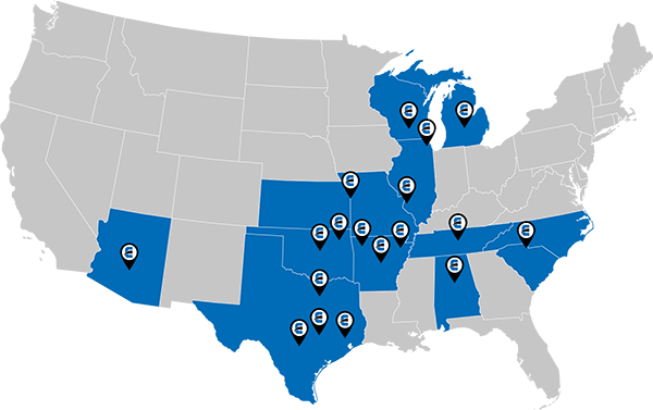 locations map for cisco-eagle