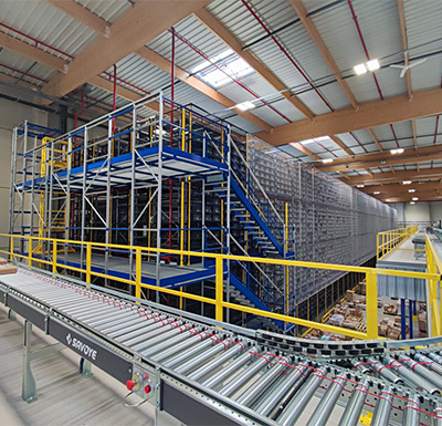 mini-load asrs in a warehouse system