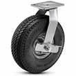 Swivel Caster with Side Lock - 10.47" x 3.39" Never-Flat Foam Wheel, 350 lb. Cap.