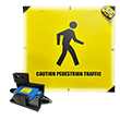 Door Activated 24" Double-Sided LED Safety Sign