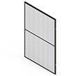 Modular Machine Guard Framed Wire Panel - 4' W x 6' H