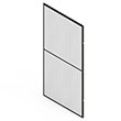 Modular Machine Guard Framed Wire Panel - 4' W x 8' H