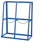 Vertical Bar Storage Rack - 2 Equal Openings&#44; 48-1/2&quot;W x 24&quot;D x 61&quot;H&#44; 1&#44;500 lbs. Capacity Per Opening