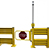 AisleCop Manual Pedestrian Safety Gate with AisleAlert Detection, 38" Opening