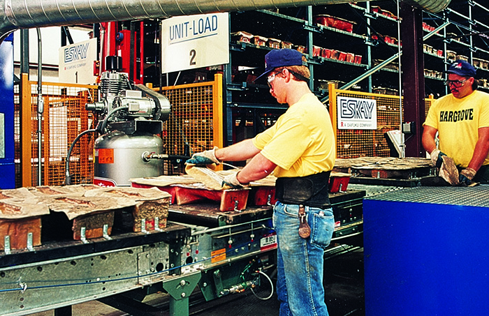Automated storage system at Hargrove Manufacturing