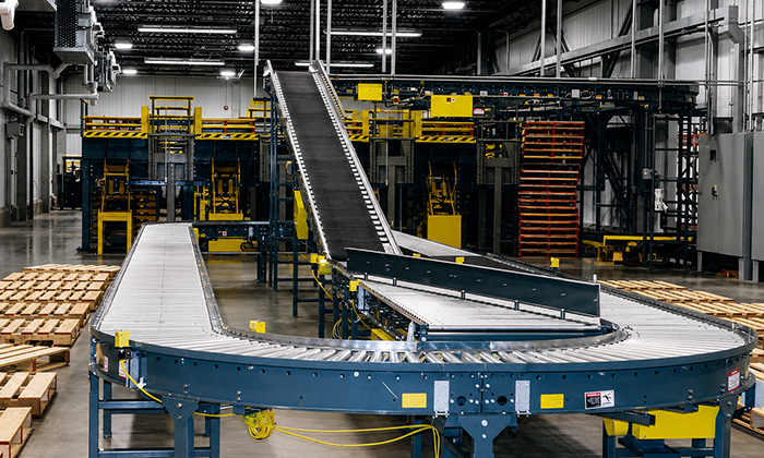 Conveyor system at Washington Beef Inc.