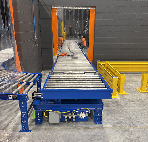 conveyor intake for manufacturing site 