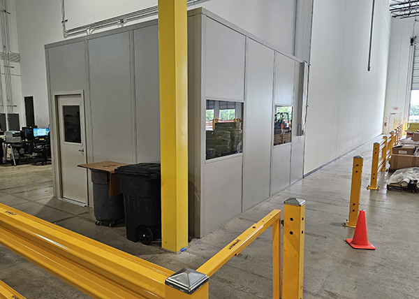 Shipping area modular office