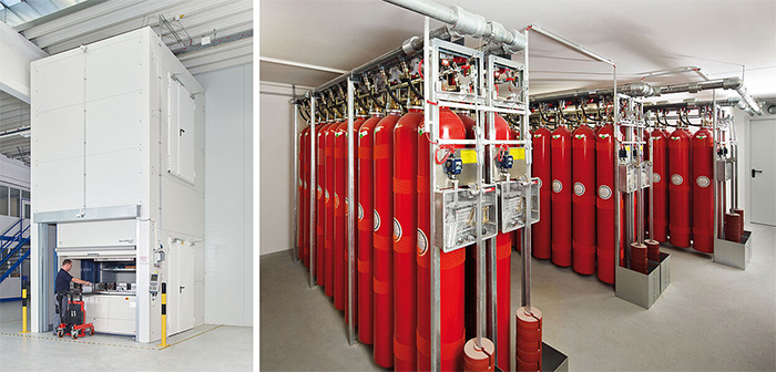 Fire supression options for carousels