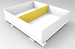 Partition tub kit load carrier for Prostak high density storage system