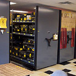 Mobile Aisle Shelving