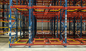 Pushback Rack Upgrade for Cold Storage Facility