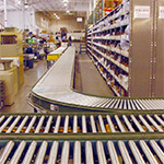conveyor system for Aviall's Texas distribution center
