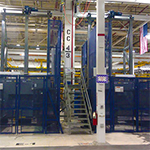 Jet engine work platforms